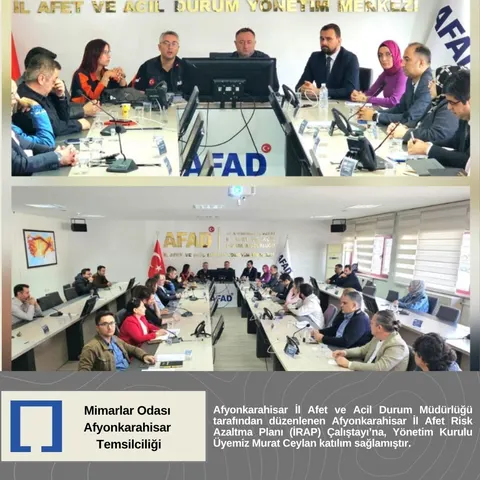 Afyonkarahisar İl Afet Risk Azaltma Planı (İRAP) Çalıştayı