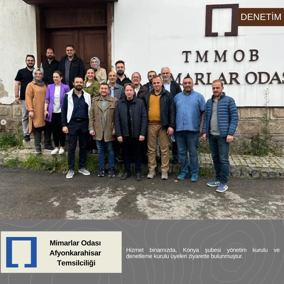 Konya Şubesi Yönetim Kurulu ve Denetleme Kurulu Üyeleri Ziyareti