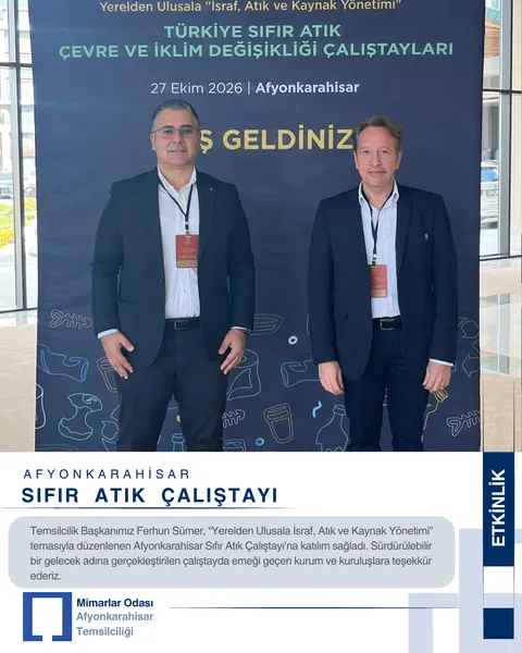 Afyonkarahisar Sıfır Atık Çalıştayı 2026