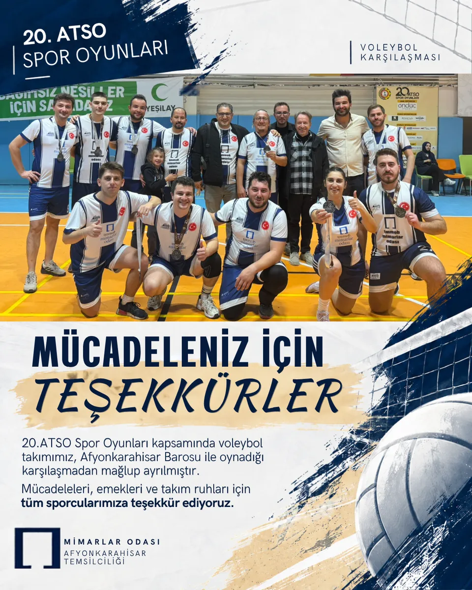20. ATSO Spor Oyunları Voleybol Karşılaşması