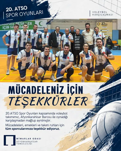 20. ATSO Spor Oyunları Voleybol Karşılaşması