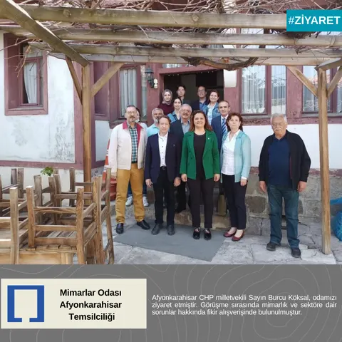 Afyonkarahisar CHP Milletvekili Sayın Burcu Köksal, odamızı ziyaret etmiştir.