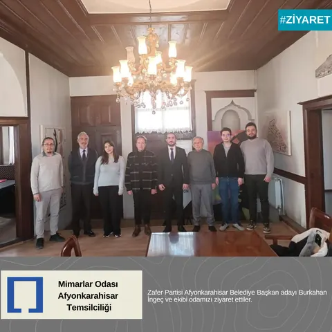Zafer Partisi Afyonkarahisar Belediye Başkan adayı Burkahan İngeç ve ekibi odamızı ziyaret ettiler.