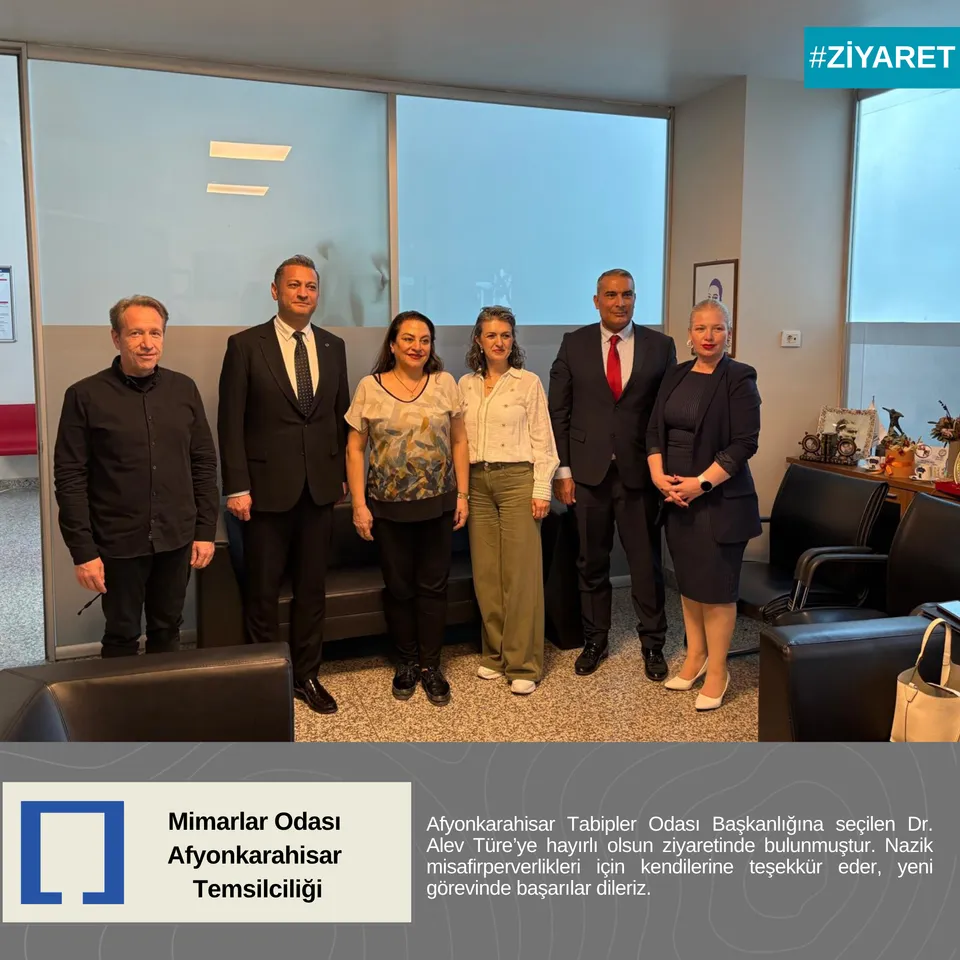 Afyonkarahisar Tabipler Odası Başkanlığına Seçilen Dr. Alev Türe’ye Hayırlı olsun Ziyareti