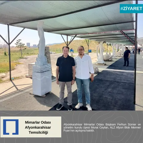 ALZ Afyon Blok Mermer Fuar Açılışı