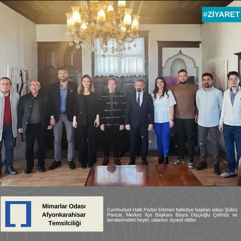 Cumhuriyet Halk Partisi Erkmen belediye başkan adayı Şükrü Pancar, Merkez İlçe Başkanı Büşra Dişçioğlu Çetinöz ve beraberindeki heyet, odamızı ziyaret ettiler.