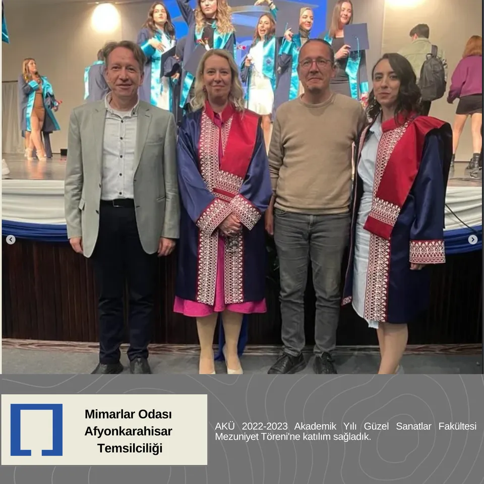 AKÜ 2022-2023 Akademik Yılı Güzel Sanatlar Fakültesi Mezuniyet Töreni