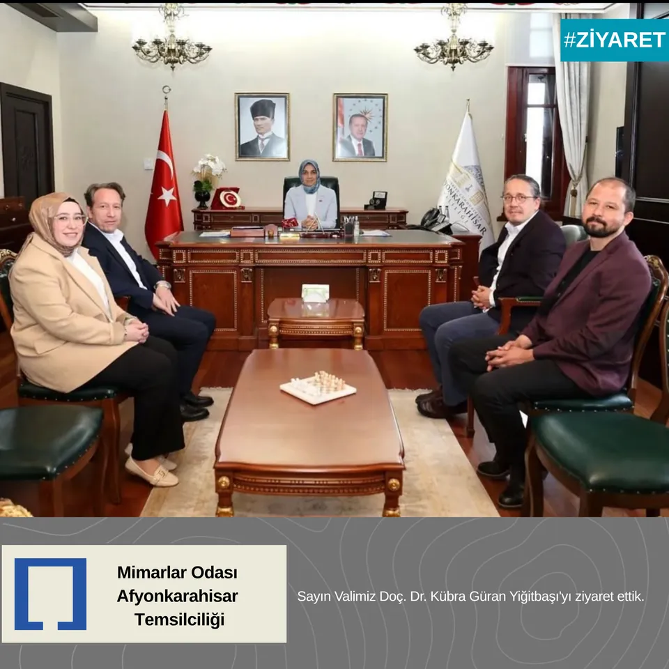 Sayın Valimiz Doç. Dr. Kübra Güran Yiğitbaşı'yı ziyaret ettik.